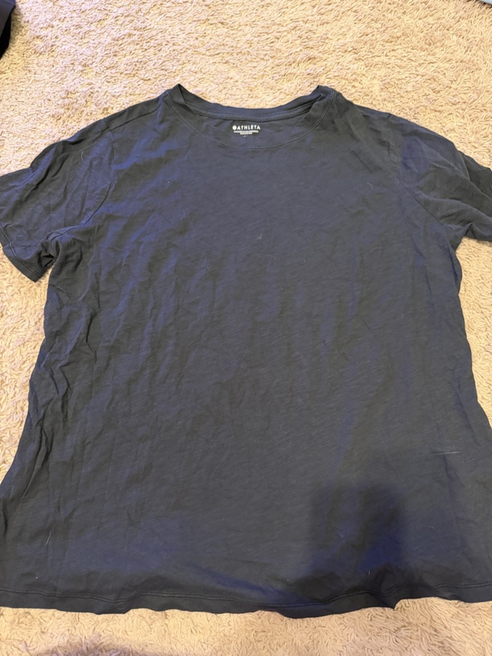 Athleta women’s Short Sleeve Crew T-Shirt - Black